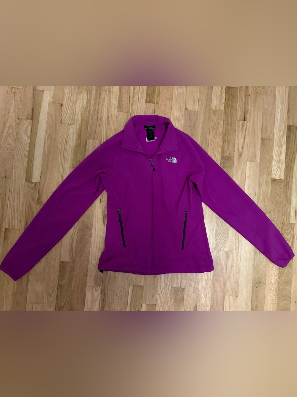 The North Face Women's Purple Jacket - Lightweight Zip-Up - Size Medium